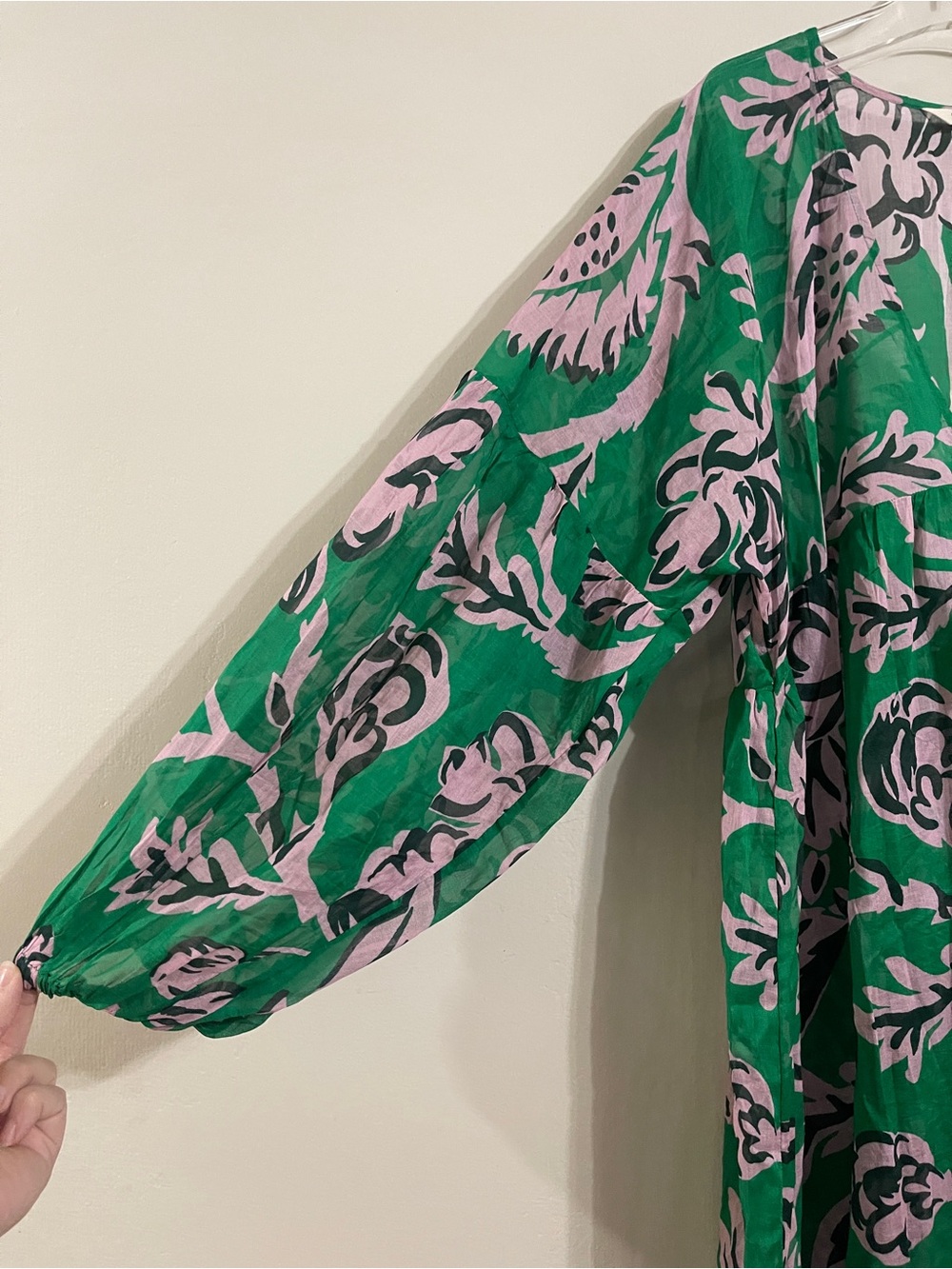 Boden Fiesta and Orchid Sarah Kaftan Maxi Dress - Picture 3 of 4